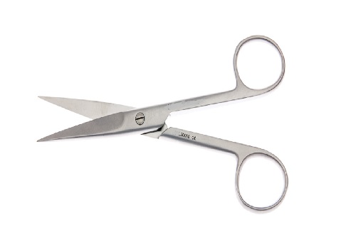 Landolt Enucleation Scissors Curved Blunt 13 cm